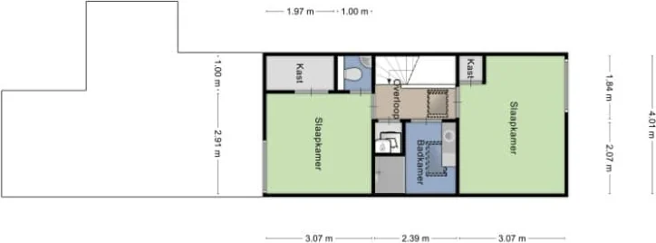 Foto van de Appartement gelegen aan de Schoutstraat in Middelburg