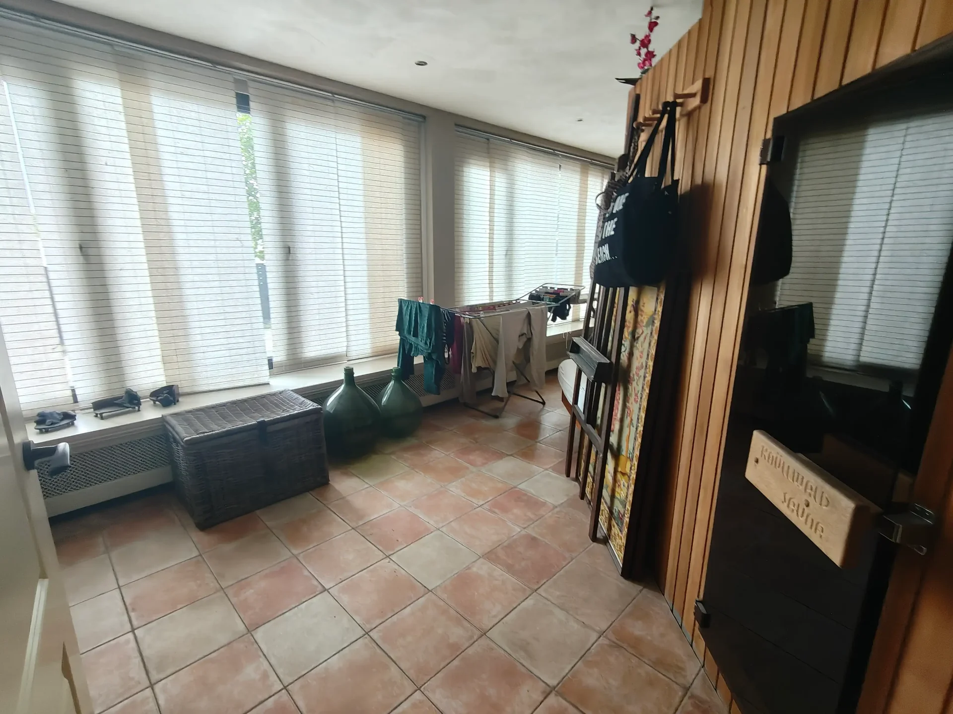 geblurde versie van de foto als achtergrond