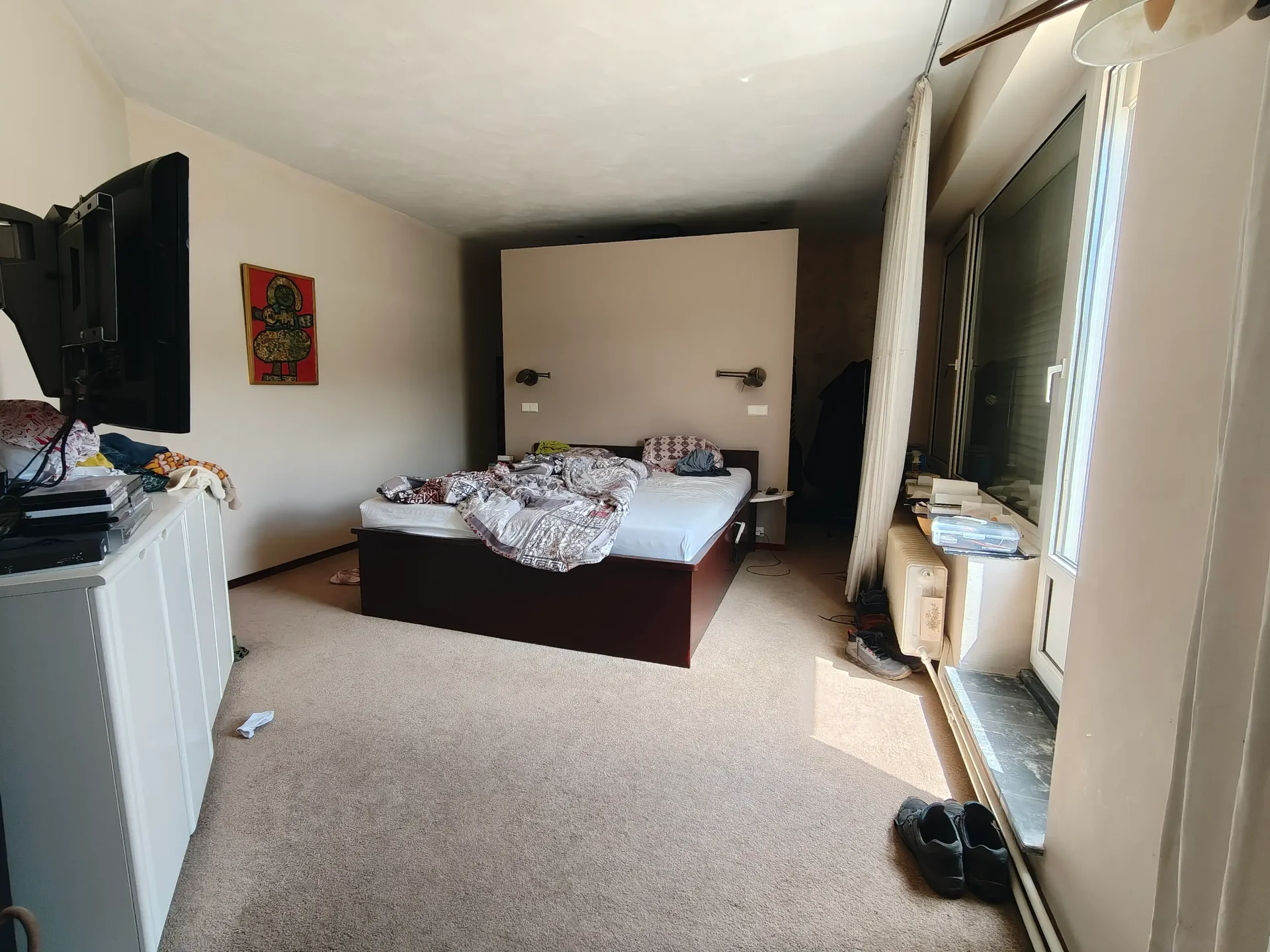 geblurde versie van de foto als achtergrond