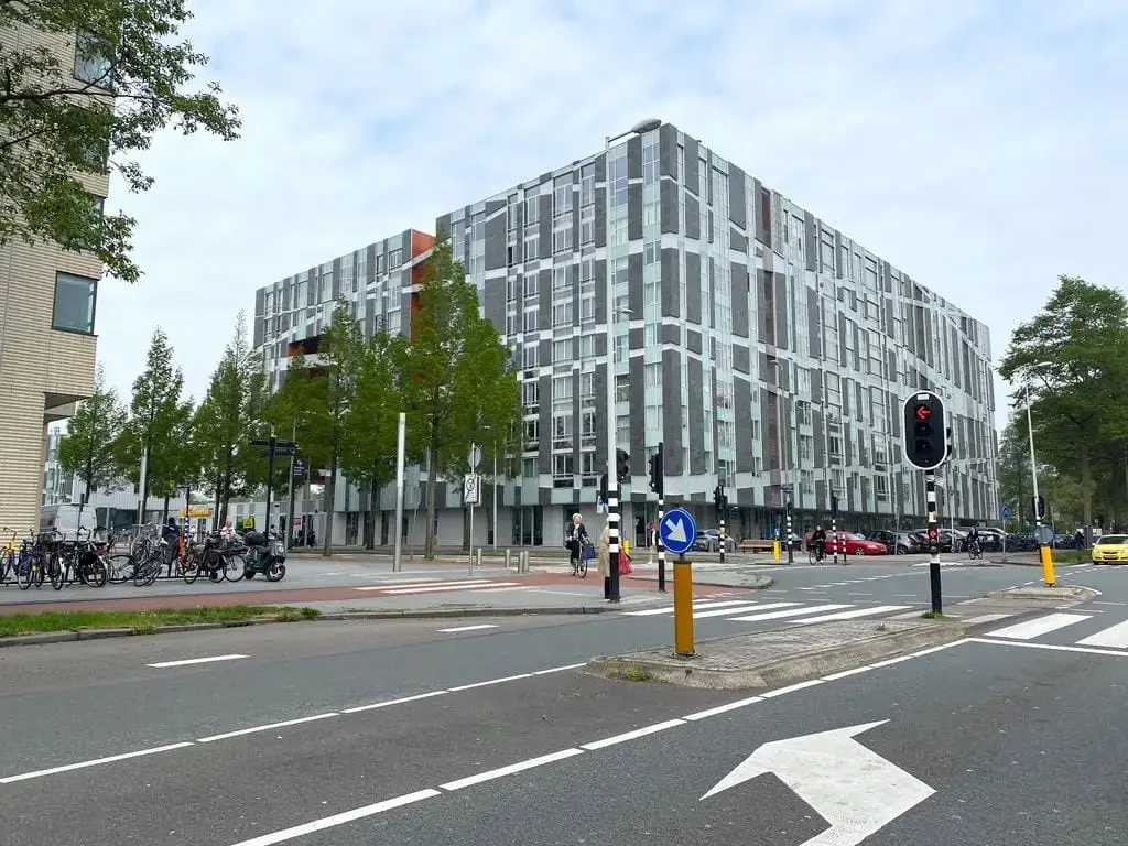 geblurde versie van de foto als achtergrond
