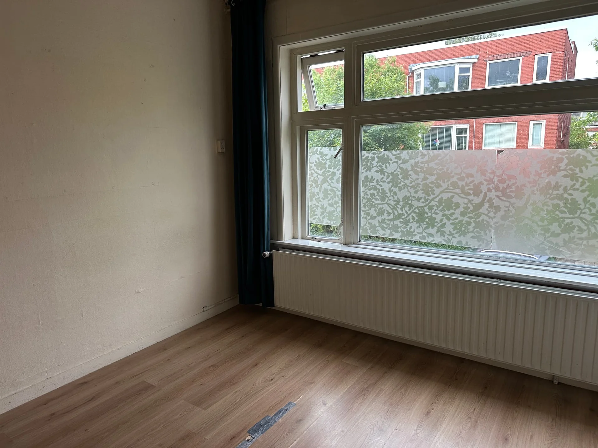 geblurde versie van de foto als achtergrond