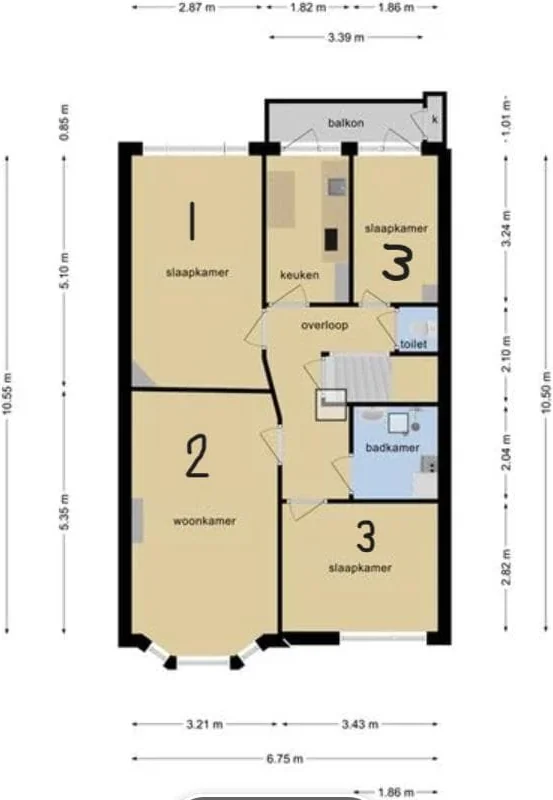 Foto van de Kamer gelegen aan de Lyonnetstraat in Den Haag
