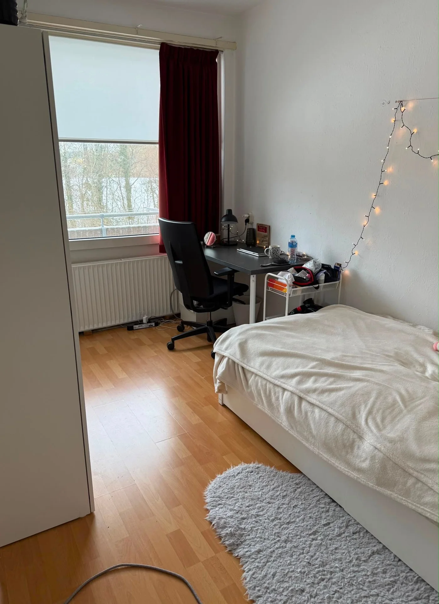 geblurde versie van de foto als achtergrond