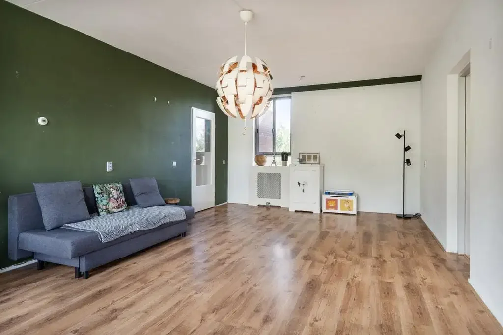 geblurde versie van de foto als achtergrond