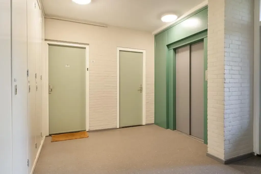 geblurde versie van de foto als achtergrond