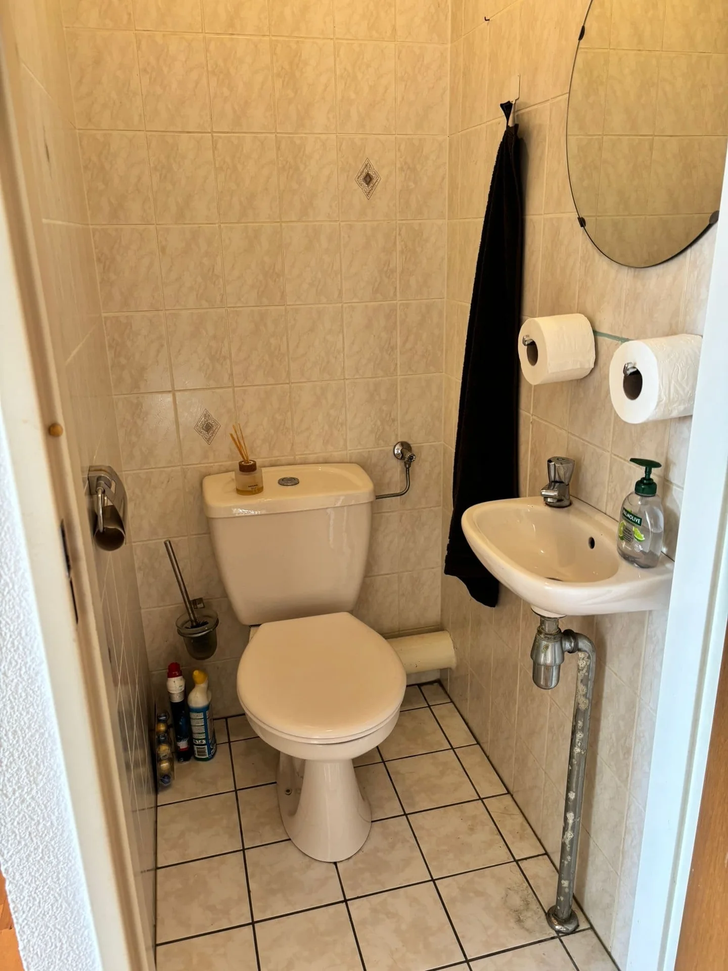 geblurde versie van de foto als achtergrond