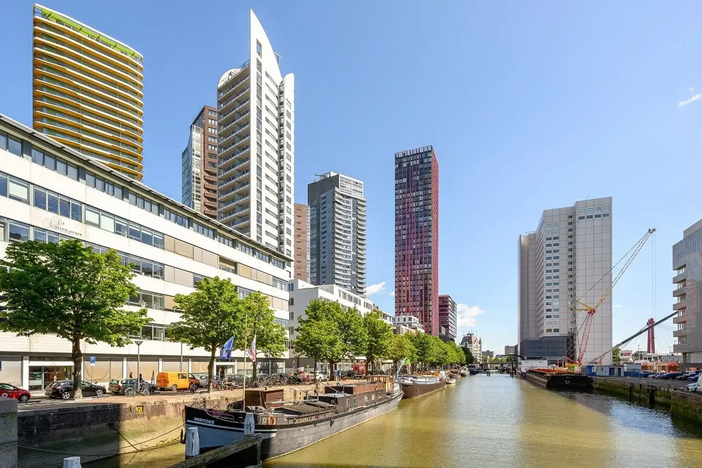 geblurde versie van de foto als achtergrond