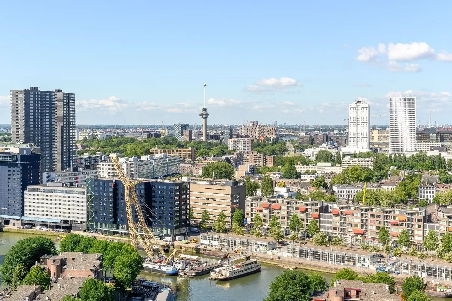geblurde versie van de foto als achtergrond