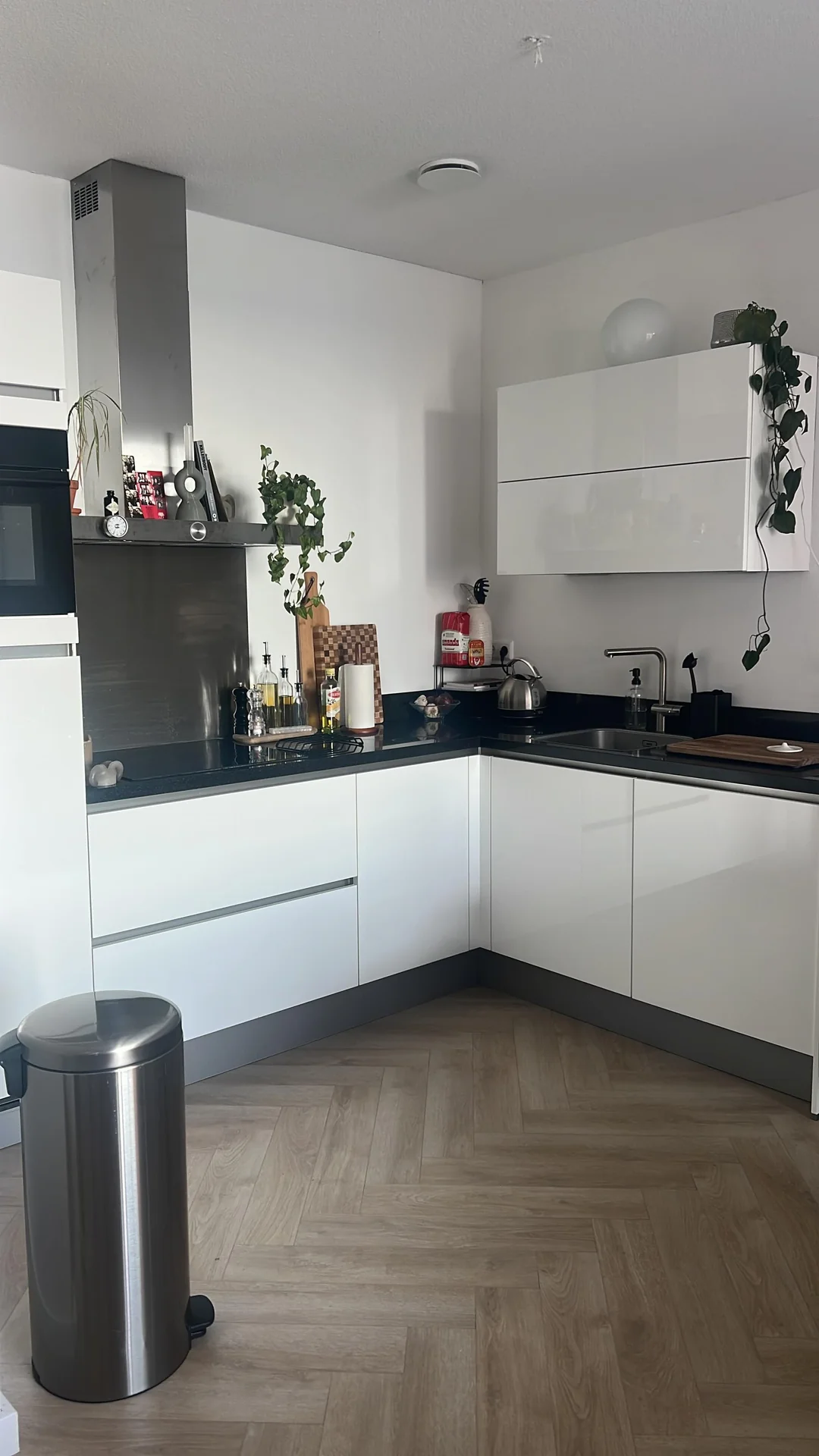 geblurde versie van de foto als achtergrond