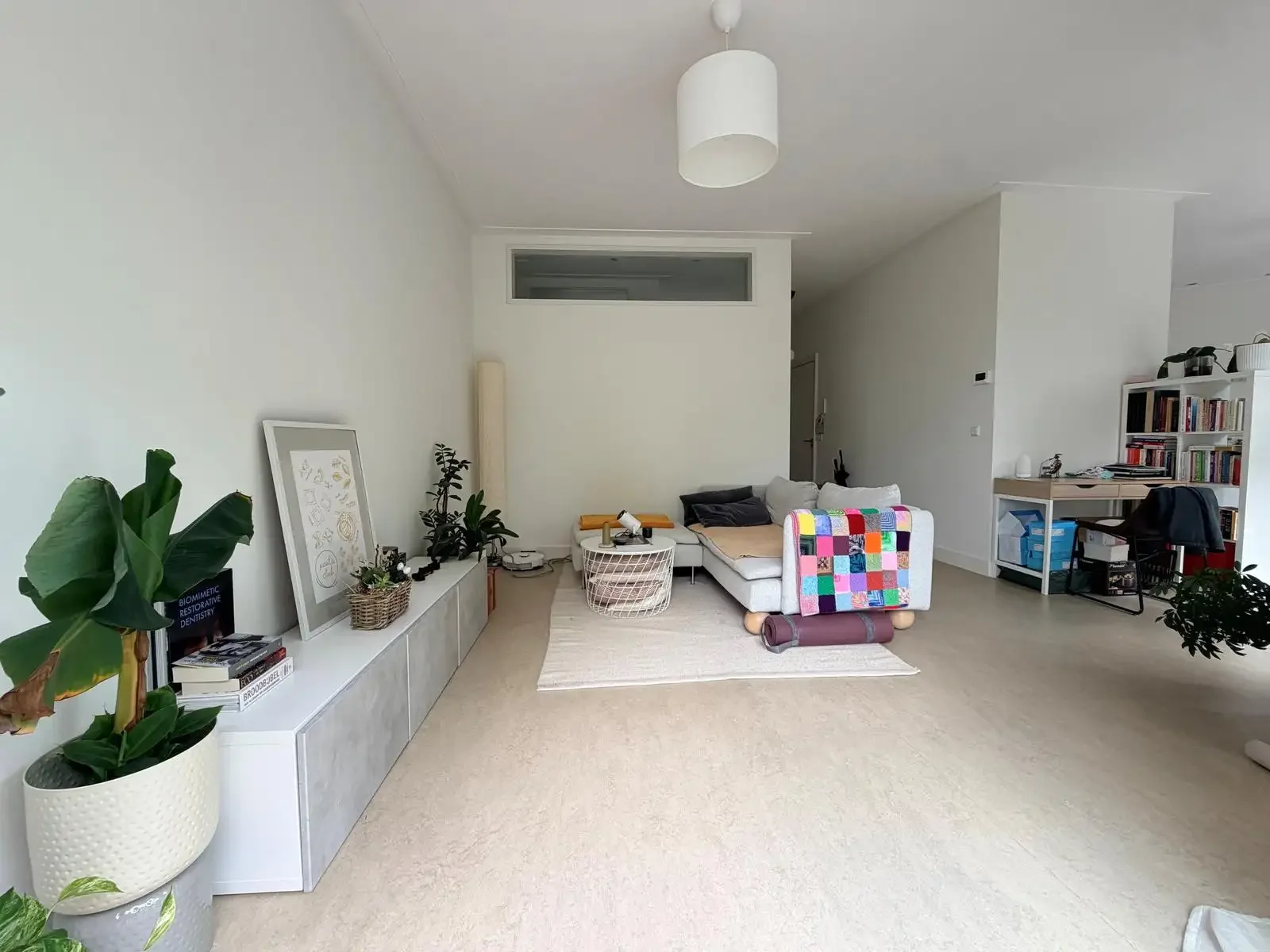 geblurde versie van de foto als achtergrond