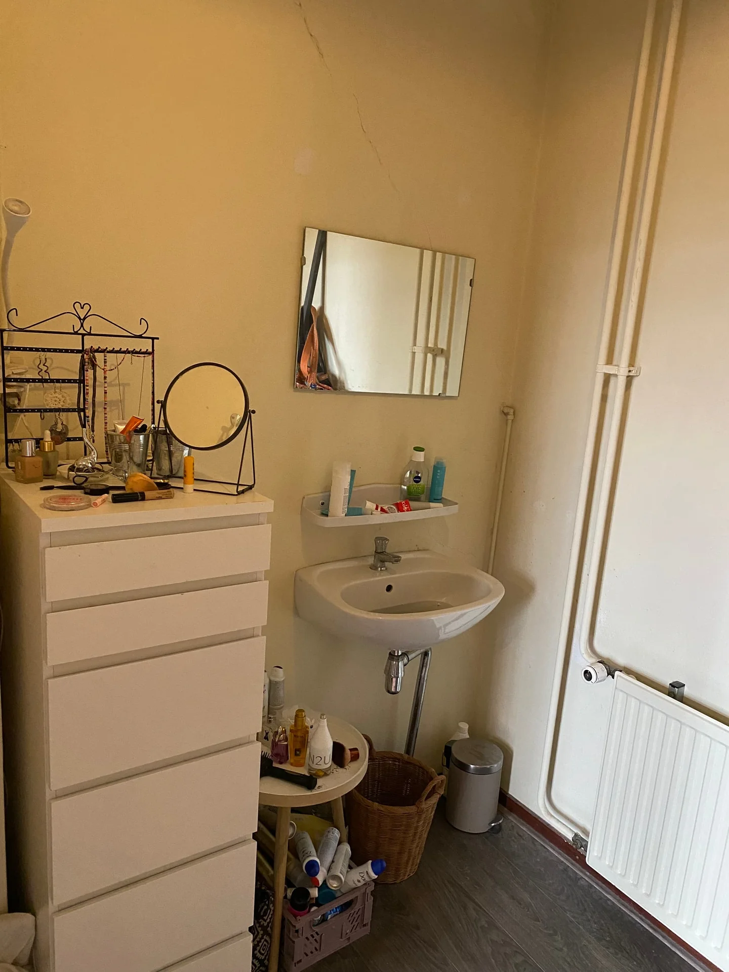 geblurde versie van de foto als achtergrond