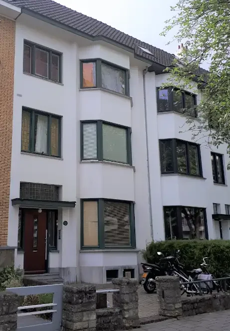 geblurde versie van de foto als achtergrond