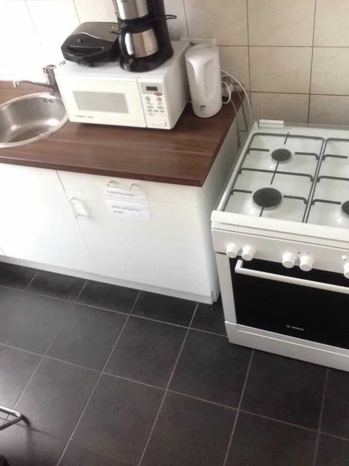 geblurde versie van de foto als achtergrond