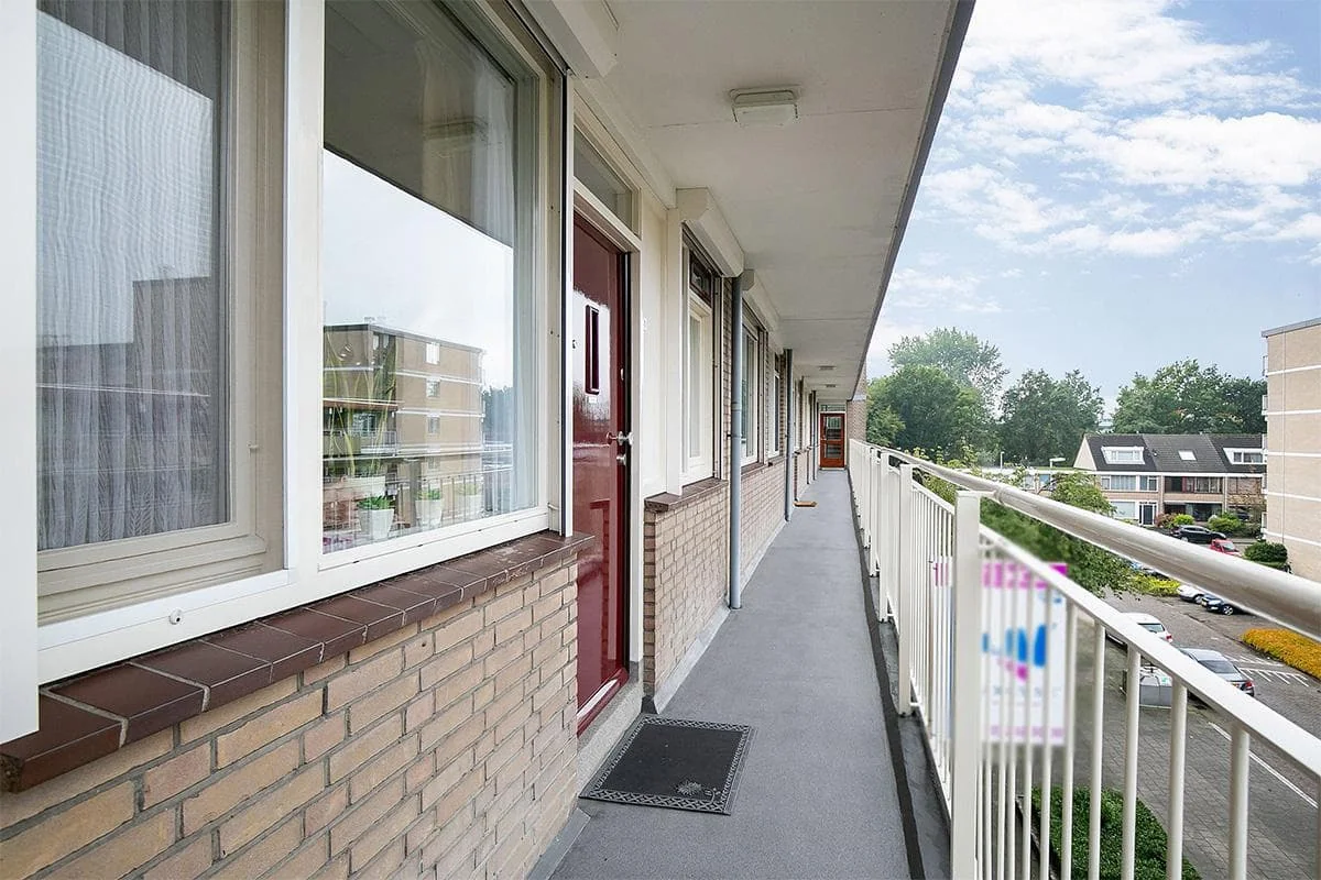 geblurde versie van de foto als achtergrond