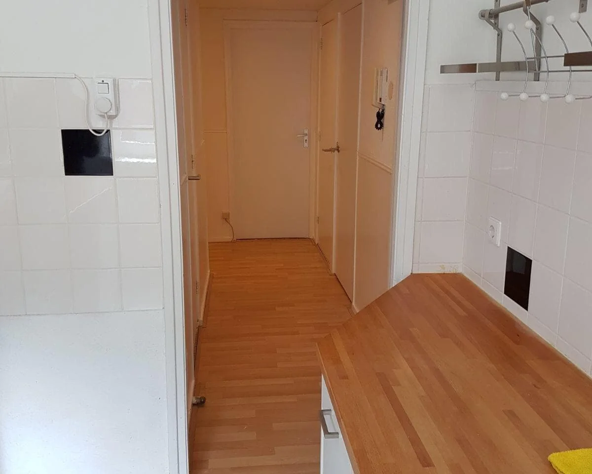 geblurde versie van de foto als achtergrond
