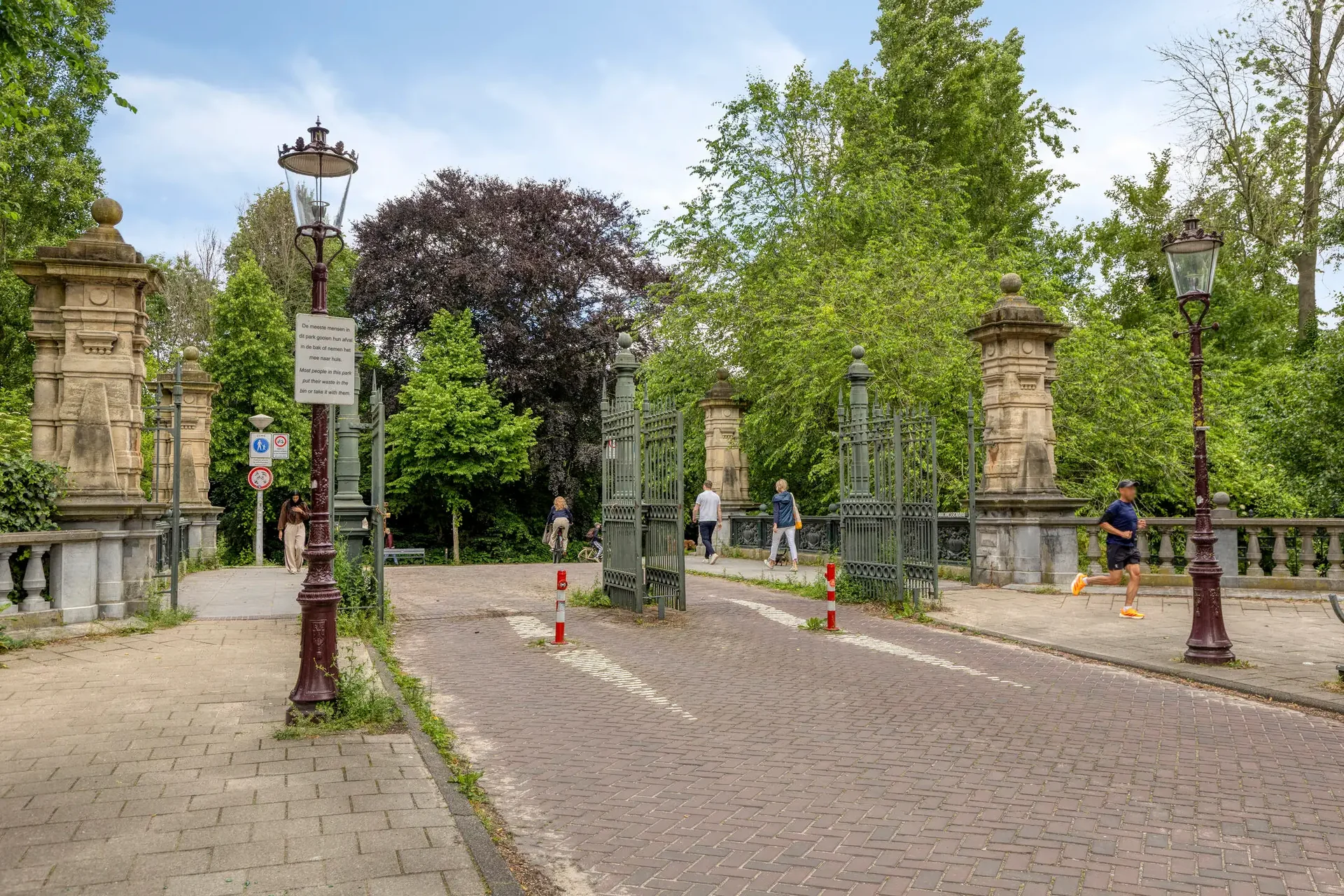 geblurde versie van de foto als achtergrond