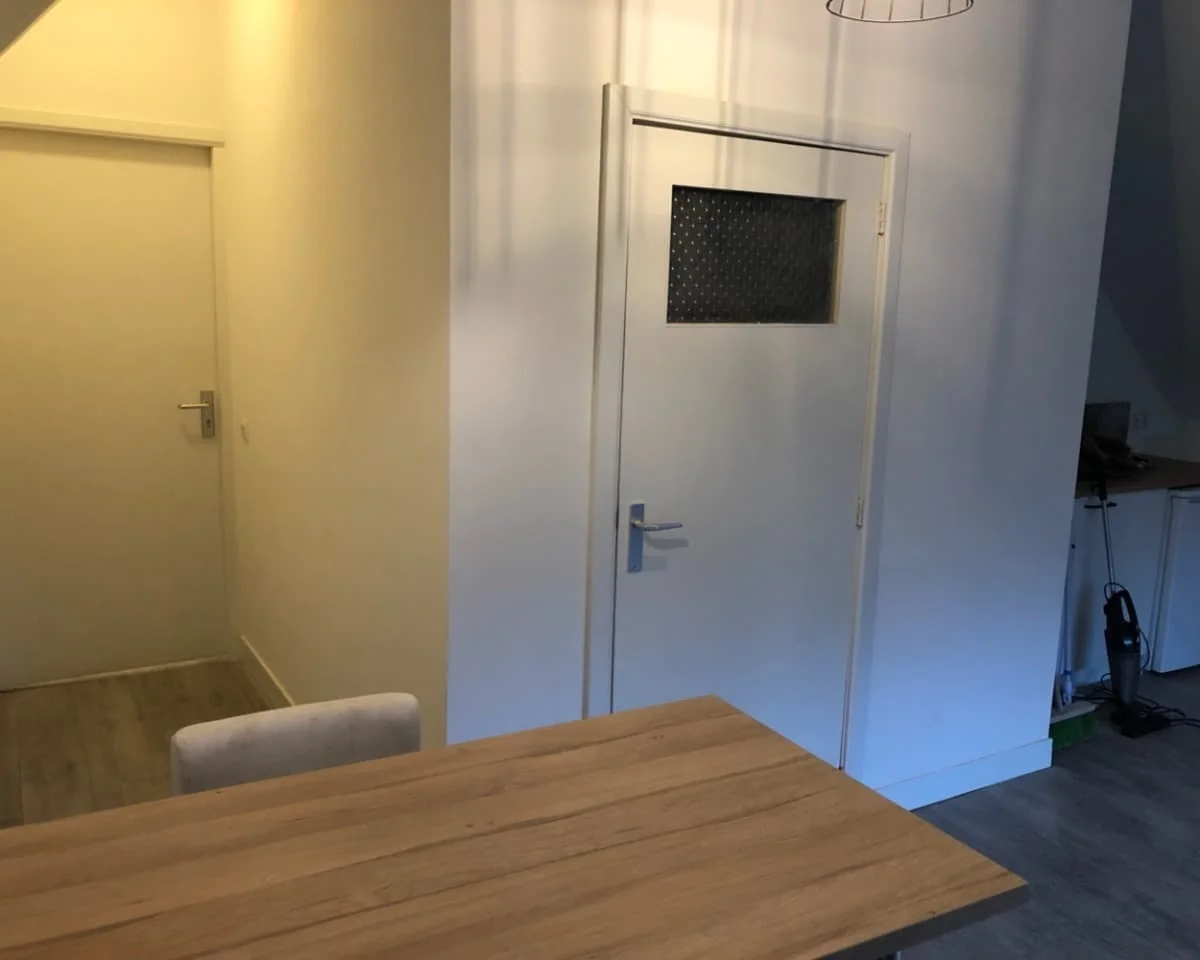 geblurde versie van de foto als achtergrond