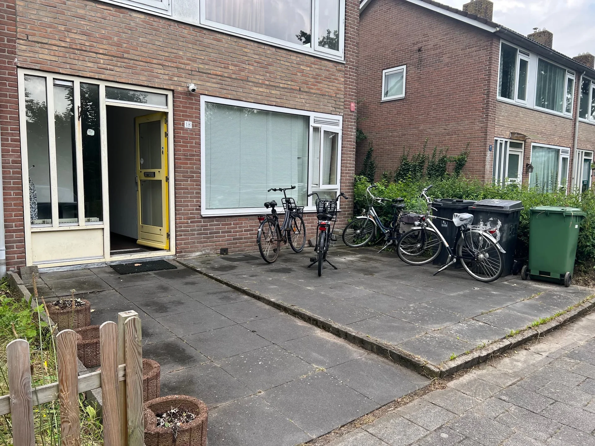 geblurde versie van de foto als achtergrond