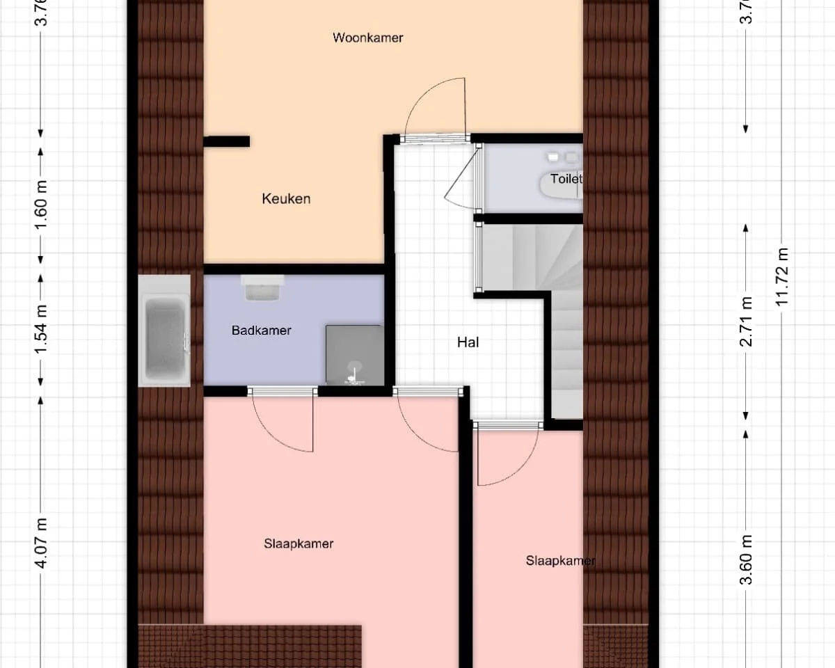 Foto van de Appartement gelegen aan de Piet Heinstraat in Den Haag
