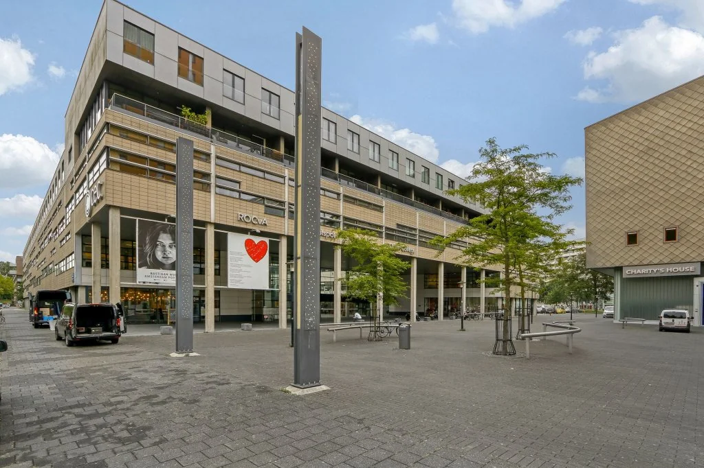 geblurde versie van de foto als achtergrond