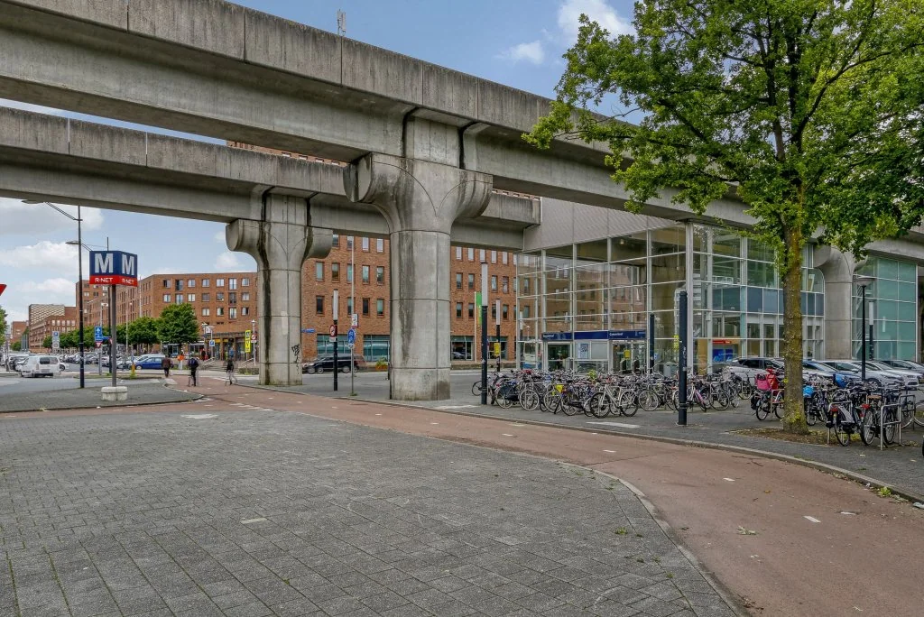 geblurde versie van de foto als achtergrond