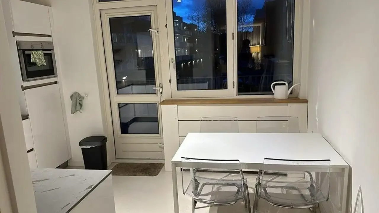 geblurde versie van de foto als achtergrond