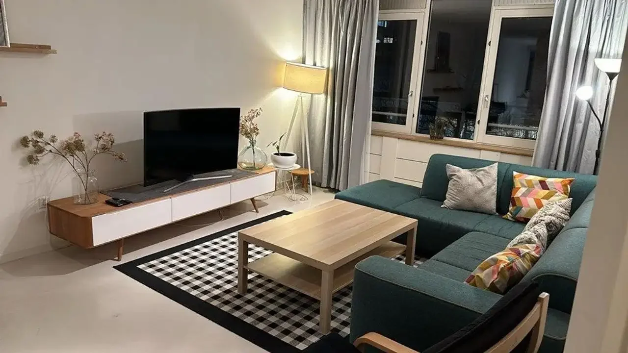 geblurde versie van de foto als achtergrond