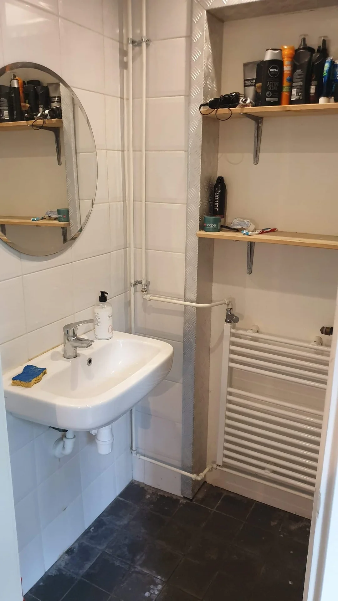geblurde versie van de foto als achtergrond