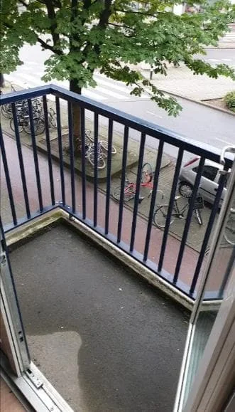 geblurde versie van de foto als achtergrond