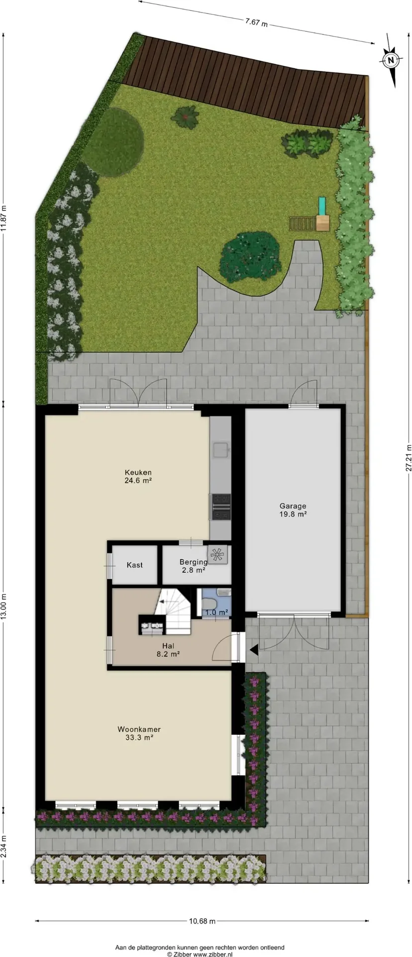 Foto van de Appartement gelegen aan de Zuiderzeelaan in Landsmeer