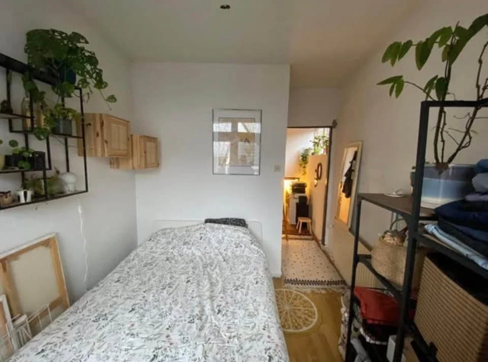 geblurde versie van de foto als achtergrond