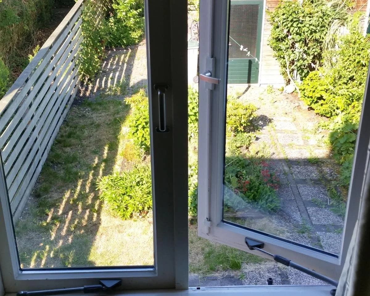 geblurde versie van de foto als achtergrond