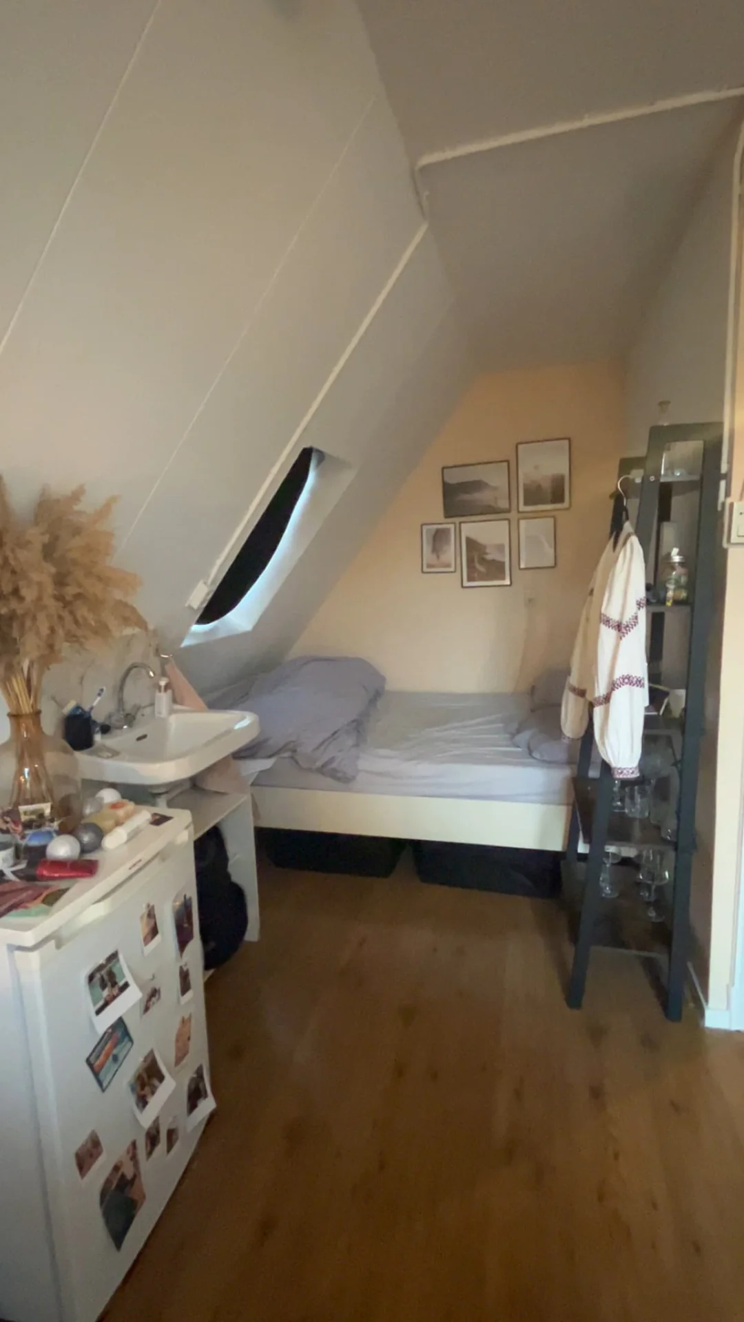 geblurde versie van de foto als achtergrond