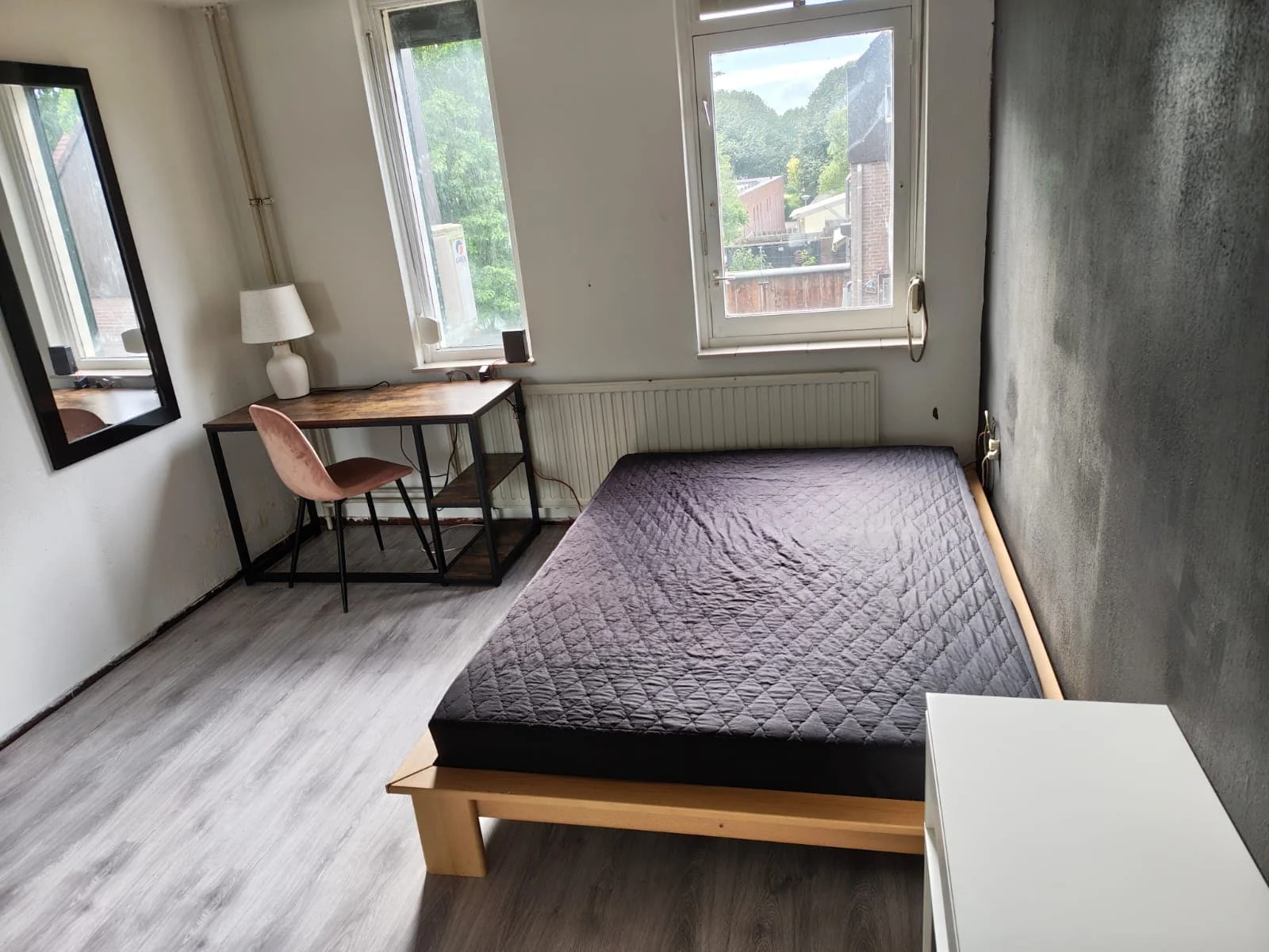 geblurde versie van de foto als achtergrond
