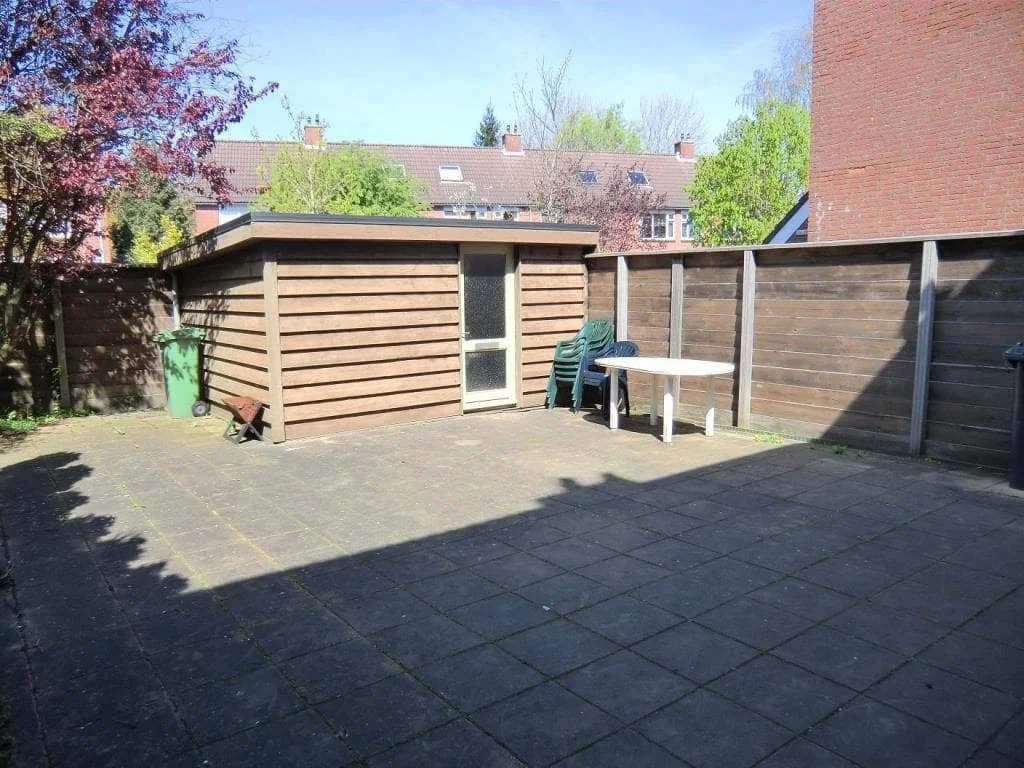 geblurde versie van de foto als achtergrond