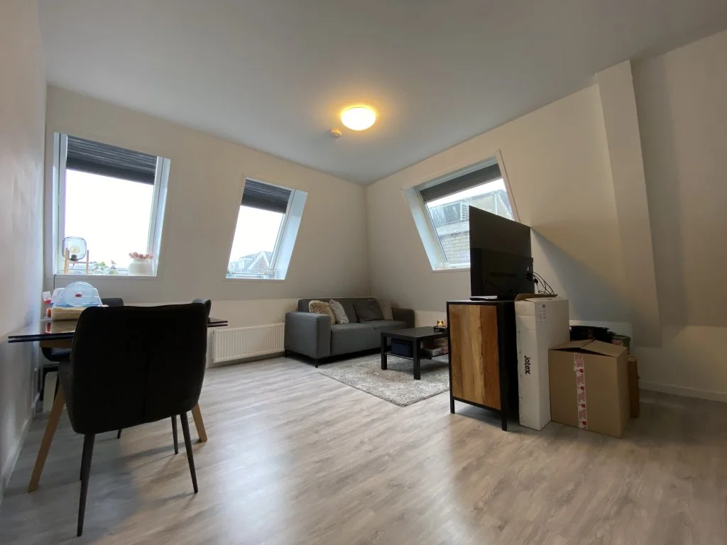 geblurde versie van de foto als achtergrond