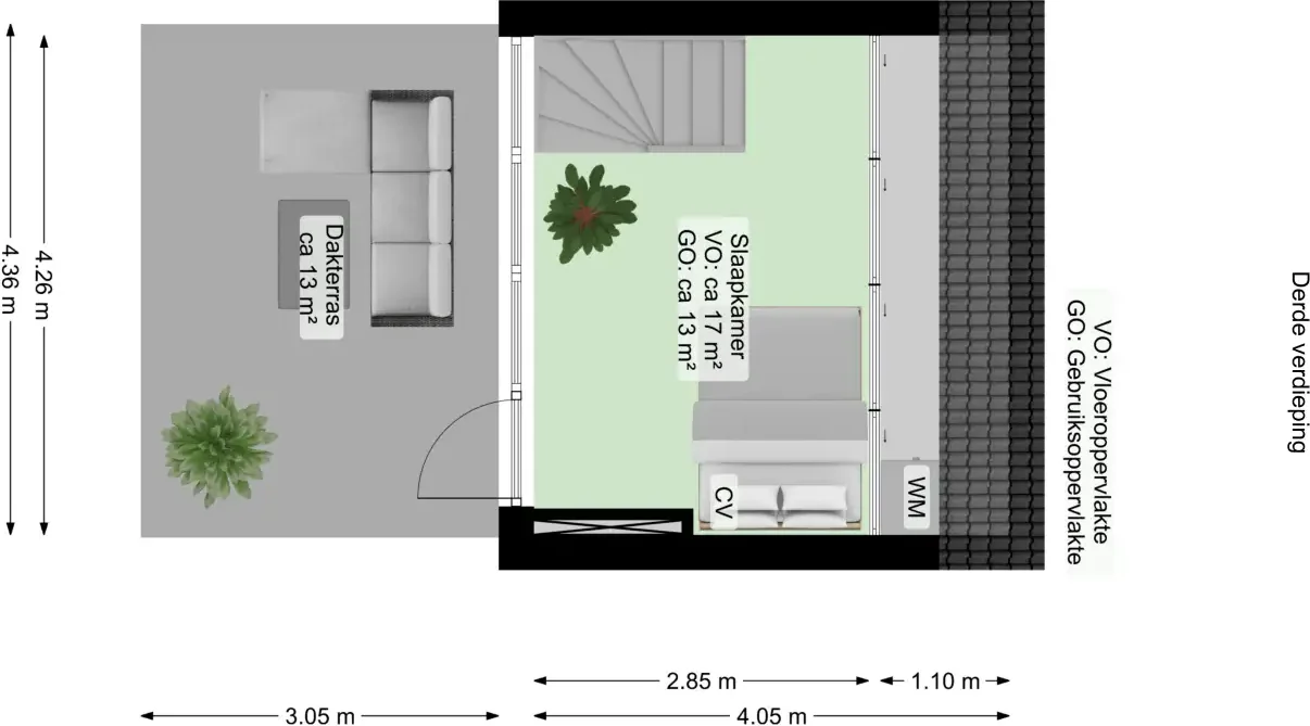 Foto van de Appartement gelegen aan de Jan van Galenstraat in Groningen