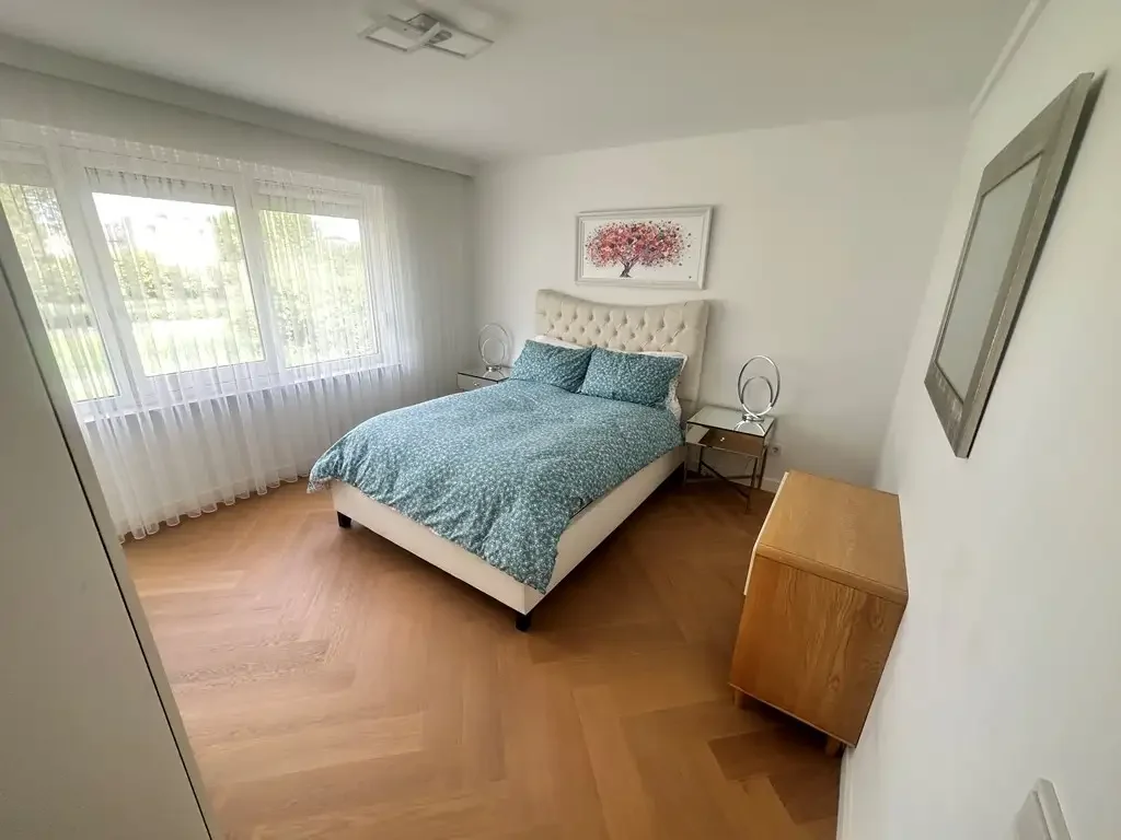 geblurde versie van de foto als achtergrond