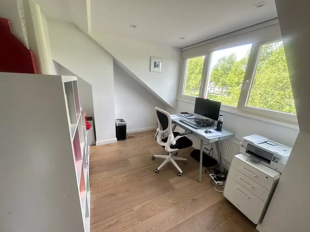 geblurde versie van de foto als achtergrond