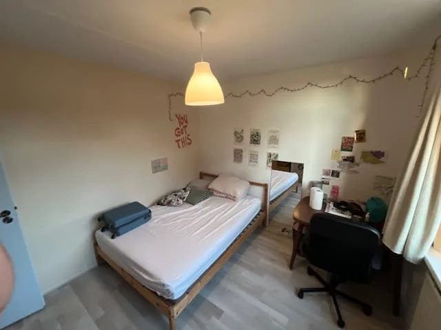 geblurde versie van de foto als achtergrond