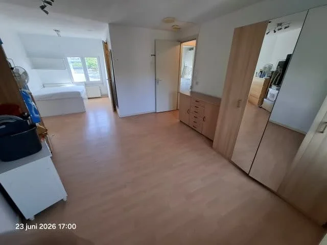 geblurde versie van de foto als achtergrond
