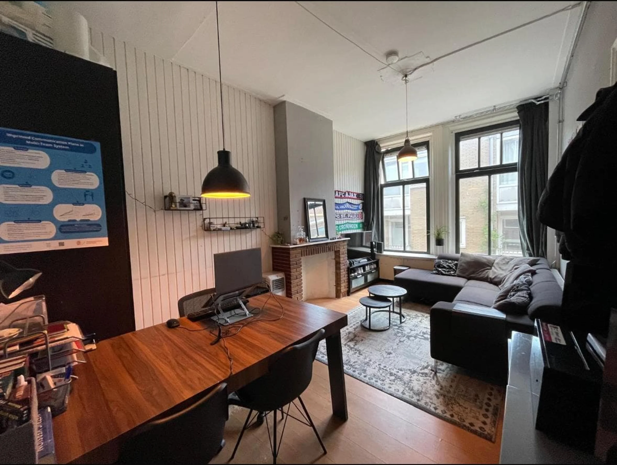 geblurde versie van de foto als achtergrond