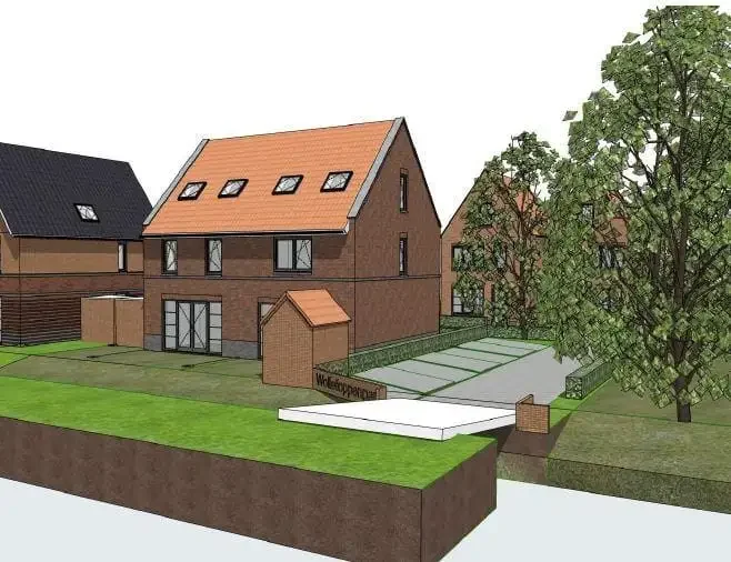 geblurde versie van de foto als achtergrond