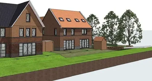 geblurde versie van de foto als achtergrond