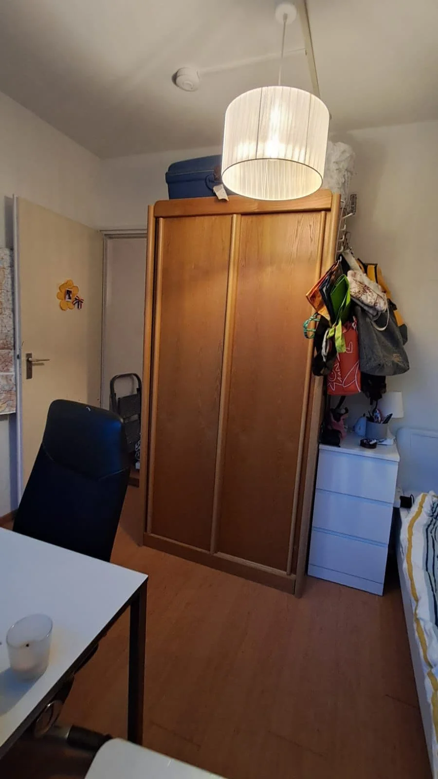 geblurde versie van de foto als achtergrond