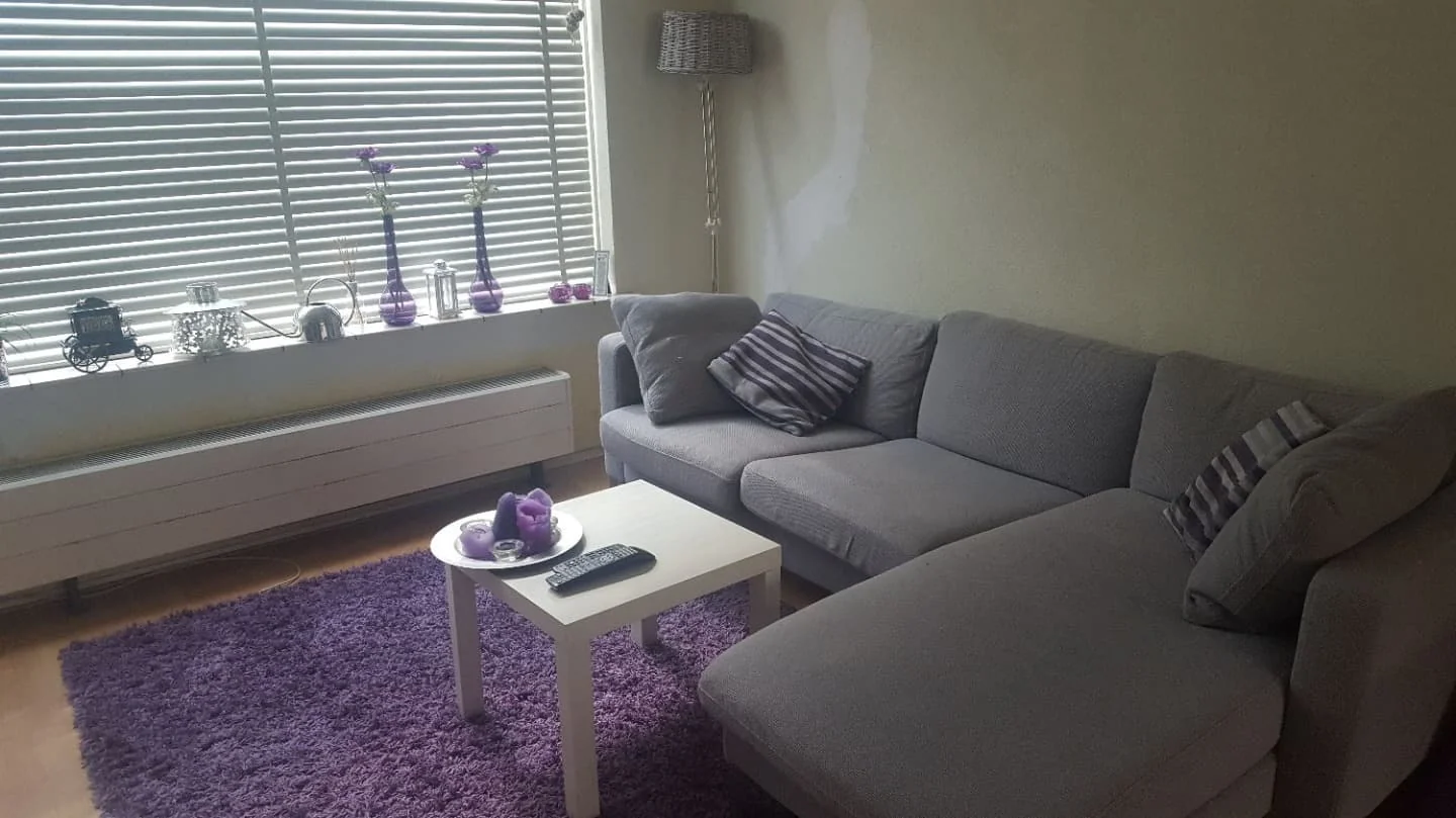 geblurde versie van de foto als achtergrond