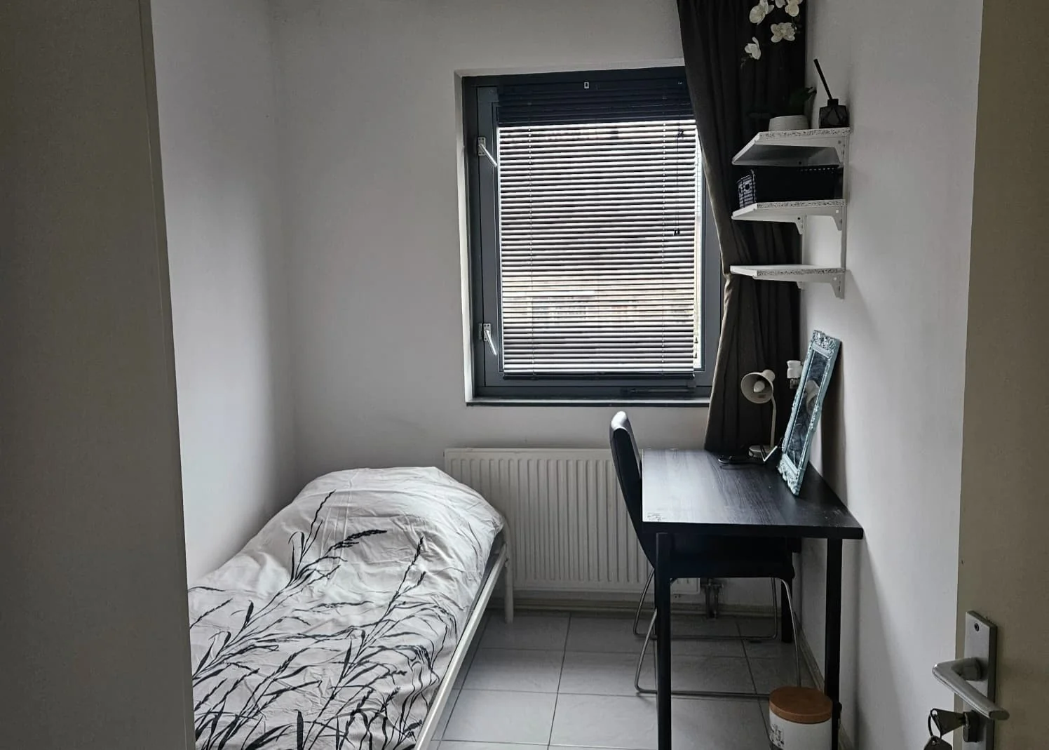 geblurde versie van de foto als achtergrond