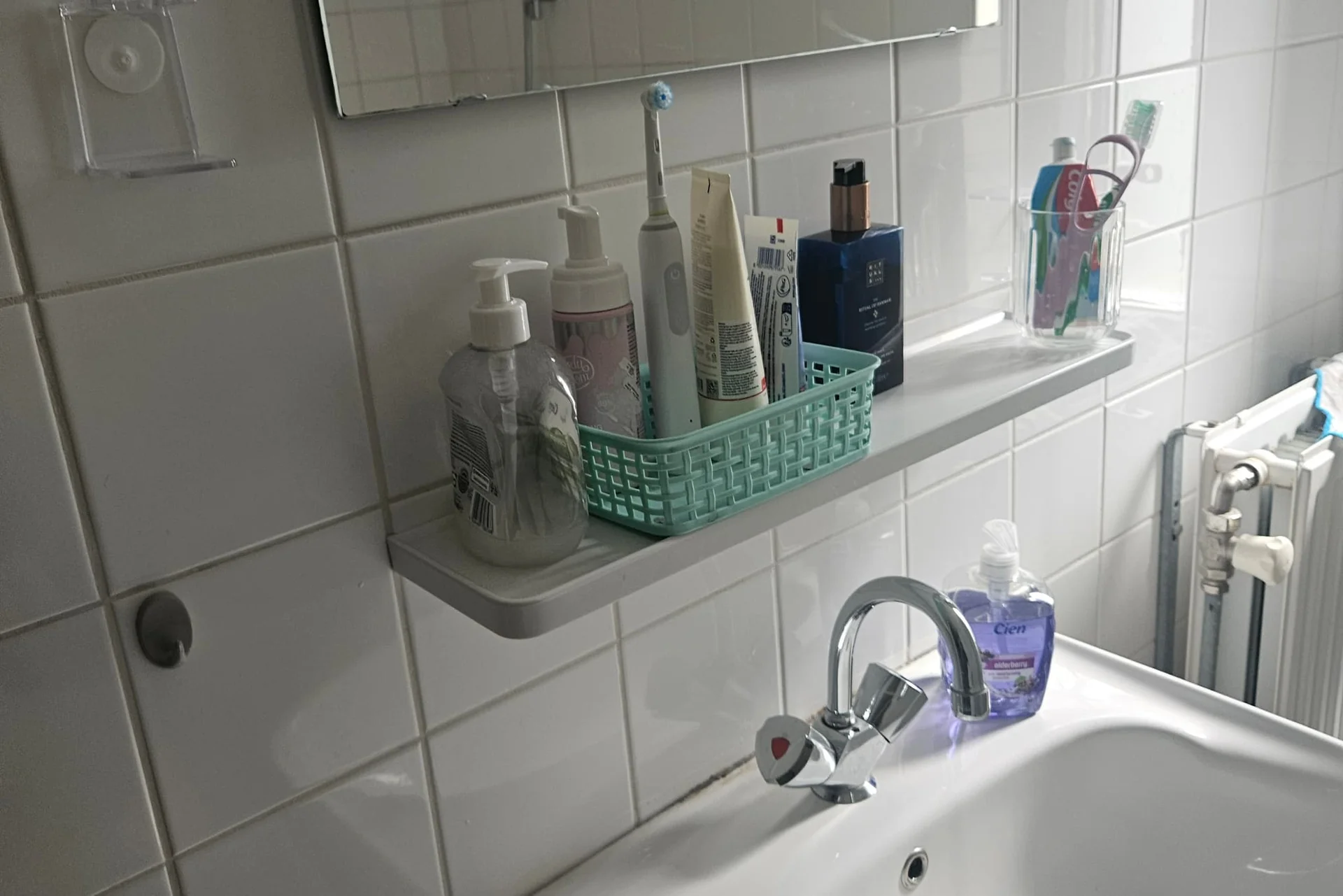 geblurde versie van de foto als achtergrond
