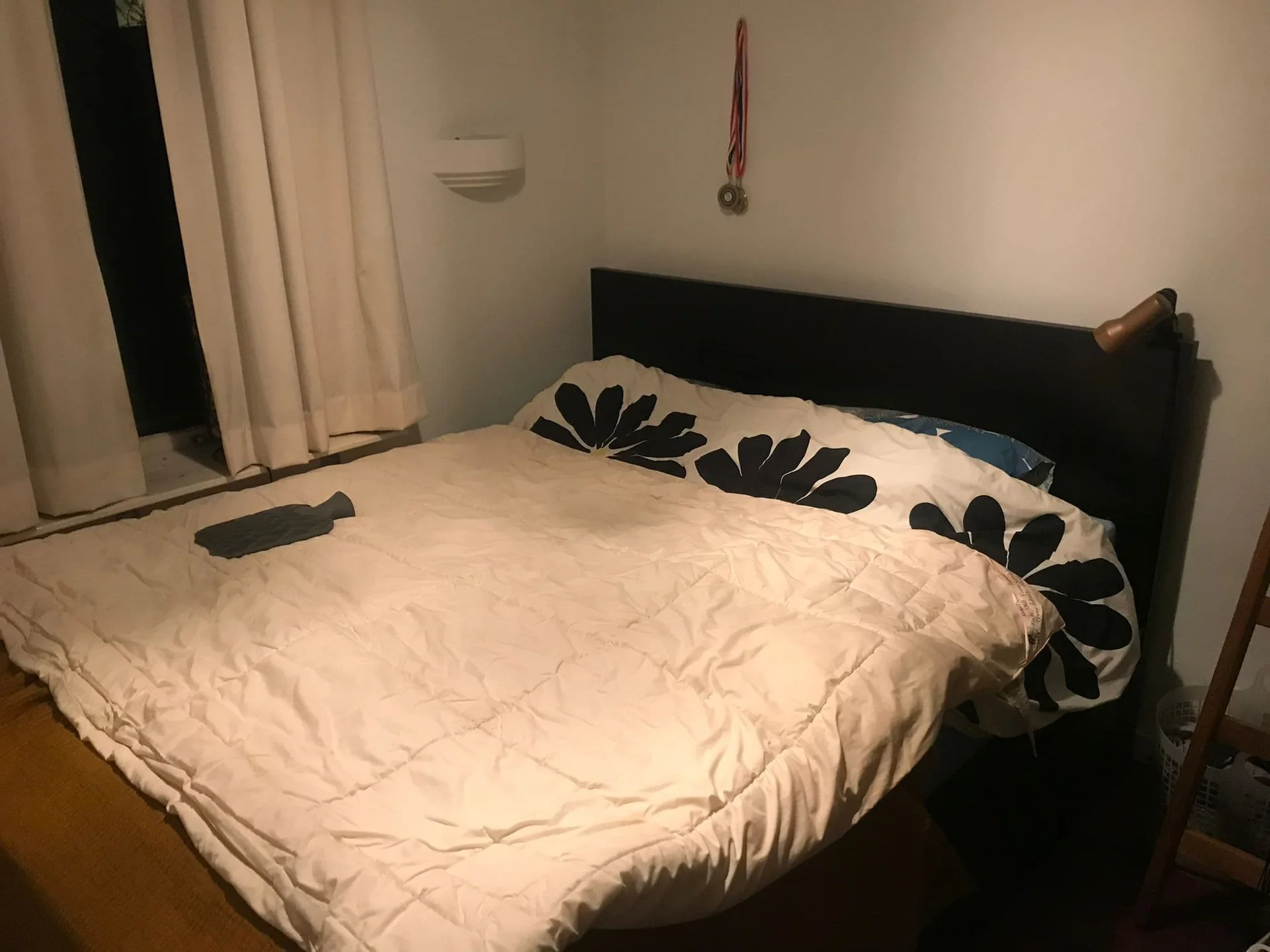 geblurde versie van de foto als achtergrond