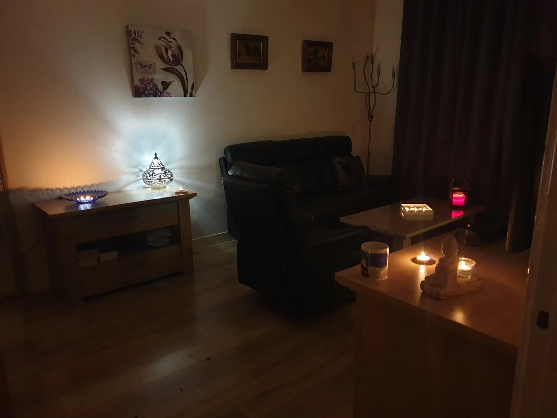 geblurde versie van de foto als achtergrond
